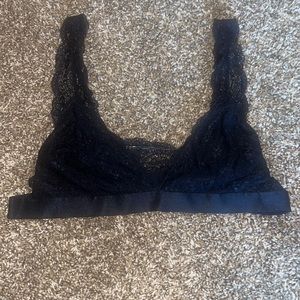 black bralette